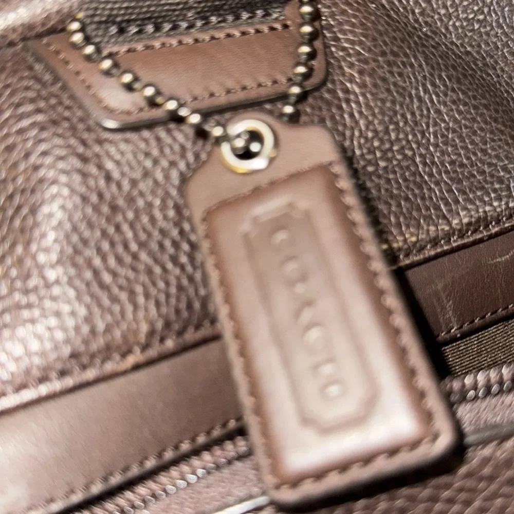 Coach Brown Leather Men's Bag